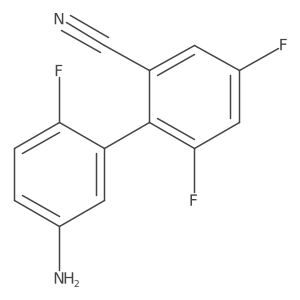 5a(2)-Amino-2a(2),4,6-trifluoro[1,1a(2)-biphenyl]-2-carbonitrile Structure