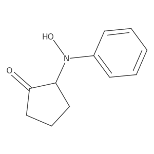 Cyclopentanone, 2-(hydroxyphenylamino)-结构式