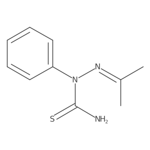 2-(1-Methylethylidene)-1-phenylhydrazinecarbothioamide Structure