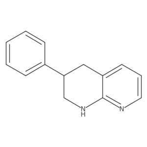 3-Phenyl-1,2,3,4-tetrahydro-1,8-naphthyridine结构式