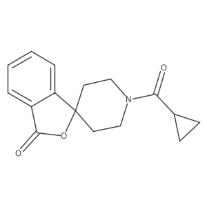 1'-(cyclopropanecarbonyl)-3H-spiro[isobenzofuran-1,4'-piperidin]-3-one Structure