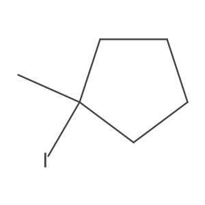 1-Iodo-1-methylcyclopentane结构式