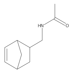 rac-N-{[(1R,2S,4R)-bicyclo[2.2.1]hept-5-en-2-yl]methyl}acetamide结构式