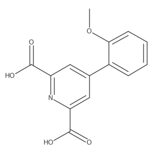 4-(2-Methoxyphenyl)pyridine-2,6-dicarboxylic acid Structure