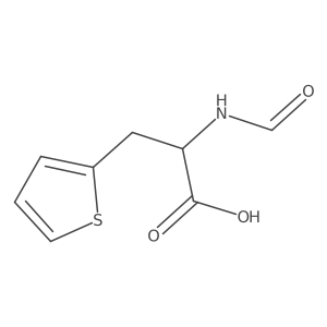 2-Formamido-3-(thiophen-2-yl)propanoic acid Structure