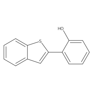 2-[Benzo(b)thiophen-2-yl]phenol Structure