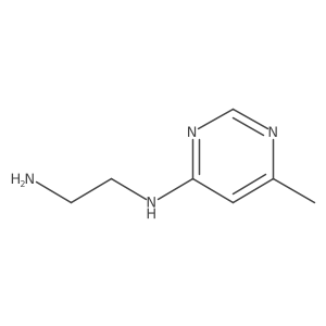 1,2-Ethanediamine, N1-(6-methyl-4-pyrimidinyl)-结构式