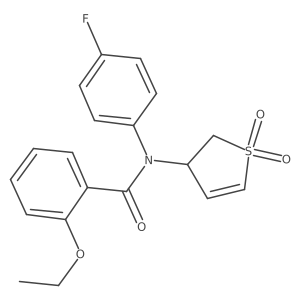 N-(1,1-dioxido-2,3-dihydrothiophen-3-yl)-2-ethoxy-N-(4-fluorophenyl)benzamide结构式