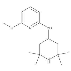 (6-Methoxypyridin-2-yl)-(2,2,6,6-tetramethylpiperidin-4-yl)amine结构式