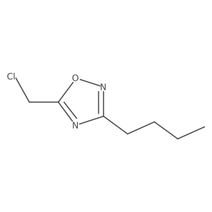 3-Butyl-5-(chloromethyl)-1,2,4-oxadiazole结构式