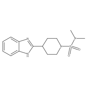 4-(1H-benzo[d]imidazol-2-yl)-N,N-dimethylpiperidine-1-sulfonamide Structure