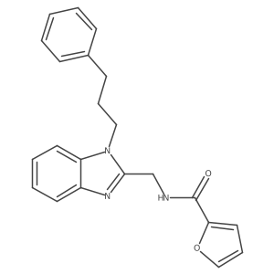 N-{[1-(3-phenylpropyl)-1H-1,3-benzodiazol-2-yl]methyl}furan-2-carboxamide Structure