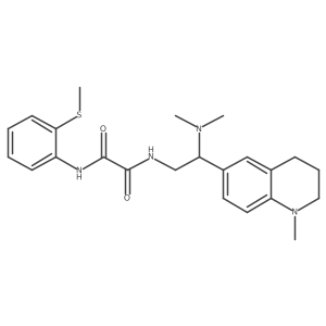 N1-(2-(dimethylamino)-2-(1-methyl-1,2,3,4-tetrahydroquinolin-6-yl)ethyl)-N2-(2-(methylthio)phenyl)oxalamide Structure