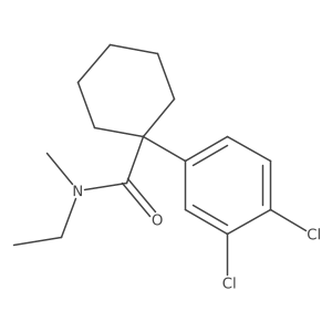 1-(3,4-dichlorophenyl)-N-ethyl-N-methylcyclohexanecarboxamide Structure