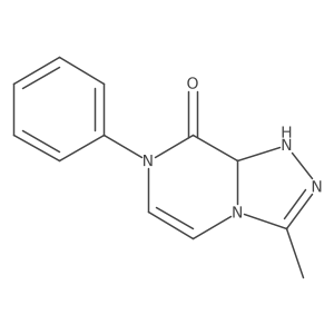 3-Methyl-7-phenyl-1,8a-dihydro-[1,2,4]triazolo[4,3-a]pyrazin-8-one Structure