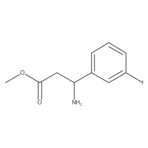 Methyl 3-amino-3-(3-iodophenyl)propanoate Structure