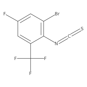 2-Bromo-4-fluoro-6-(trifluoromethyl)phenyl isothiocyanate Structure