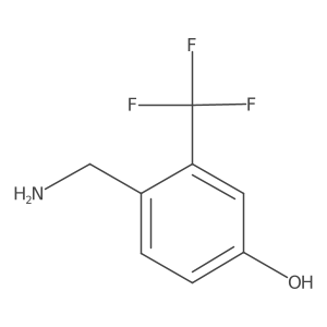 4-Hydroxy-2-(trifluoromethyl)benzylamine Structure