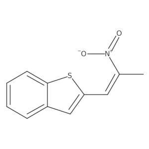 2-(2-Nitroprop-1-enyl)-1-benzothiophene Structure