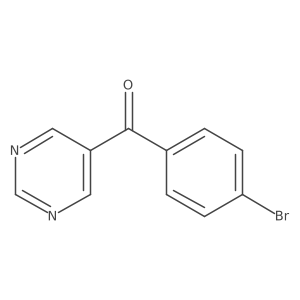 5-(4-Bromobenzoyl)pyrimidine结构式