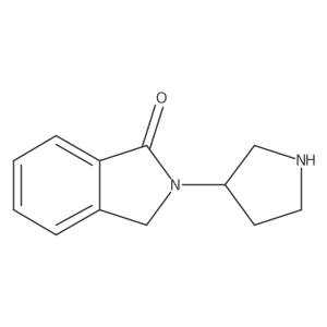 2-(Pyrrolidin-3-yl)isoindolin-1-one Structure