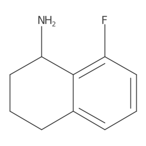 (S)-8-Fluoro-1,2,3,4-tetrahydronaphthalen-1-amine Structure