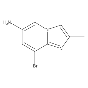 8-Bromo-2-methylimidazo[1,2-a]pyridin-6-amine Structure