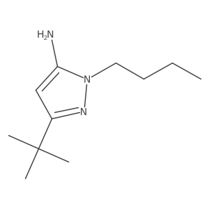 3-Tert-butyl-1-butyl-1h-pyrazol-5-amine Structure
