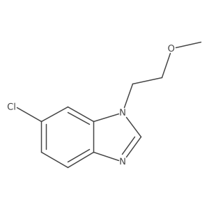 6-chloro-1-(2-methoxyethyl)-1H-1,3-benzodiazole Structure