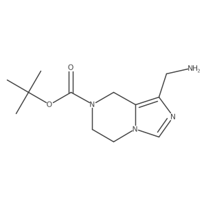 tert-Butyl 1-(aminomethyl)-5,6-dihydroimidazo[1,5-a]pyrazine-7(8H)-carboxylate Structure