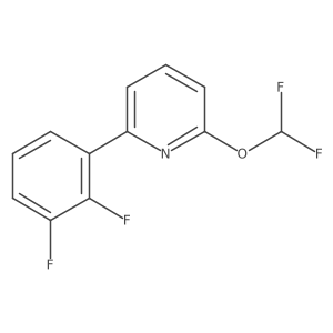 2-(Difluoromethoxy)-6-(2,3-difluorophenyl)pyridine结构式