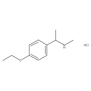 [1-(4-Ethoxyphenyl)ethyl]methylamine hydrochloride结构式