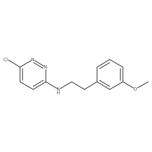 6-chloro-N-[2-(3-methoxyphenyl)ethyl]pyridazin-3-amine Structure