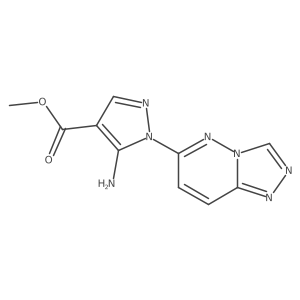 Methyl 1-([1,2,4]triazolo[4,3-b]pyridazin-6-yl)-5-amino-1H-pyrazole-4-carboxylate Structure