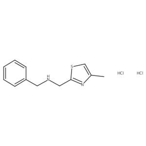 N-benzyl-1-(4-methyl-1,3-thiazol-2-yl)methanamine dihydrochloride Structure