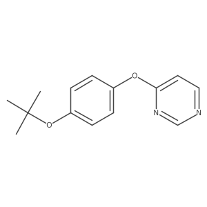 Pyrimidine, 4-[4-(1,1-dimethylethoxy)phenoxy]-结构式