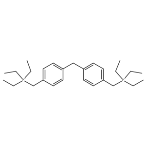 Phosphonium, 1,1a(2)-[methylenebis(4,1-phenylenemethylene)]bis[1,1,1-triethyl-结构式