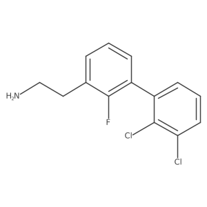 2-(2',3'-Dichloro-2-fluoro-biphenyl-3-yl)-ethylamine结构式