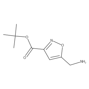 Tert-butyl 5-(aminomethyl)-1,2-oxazole-3-carboxylate Structure