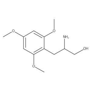 2-Amino-3-(2,4,6-trimethoxyphenyl)propan-1-ol结构式