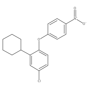 4-(4-Chloro-2-cyclohexylphenoxy)-1-nitrobenzene结构式
