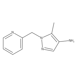 5-Methyl-1-(pyridin-2-ylmethyl)-1h-pyrazol-4-amine结构式