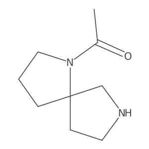 1-(1,7-Diazaspiro[4.4]nonan-1-yl)ethanone结构式