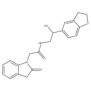 N-(2-(2,3-dihydrobenzofuran-5-yl)-2-hydroxyethyl)-2-(2-oxobenzo[d]oxazol-3(2H)-yl)acetamide Structure
