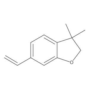 Benzofuran, 6-ethenyl-2,3-dihydro-3,3-dimethyl- Structure