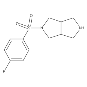 2-(4-Fluorophenylsulfonyl)octahydropyrrolo[3,4-c]pyrrole Structure