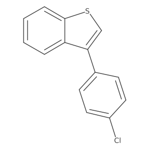 3-(4'-Chlorophenyl)benzo[b]thiophene Structure