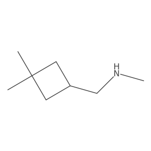 [(3,3-Dimethylcyclobutyl)methyl](methyl)amine Structure