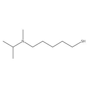 5-[Methyl(propan-2-yl)amino]pentane-1-thiol Structure
