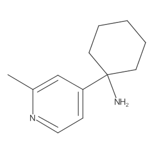 1-(2-Methylpyridin-4-yl)cyclohexan-1-amine结构式